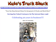 Tablet Screenshot of katestrackshack.com